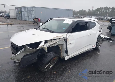 2013 Hyundai Veloster Turbo W/Black z USA, uszkodzony, nr VIN KMHTC6AE5DU176800